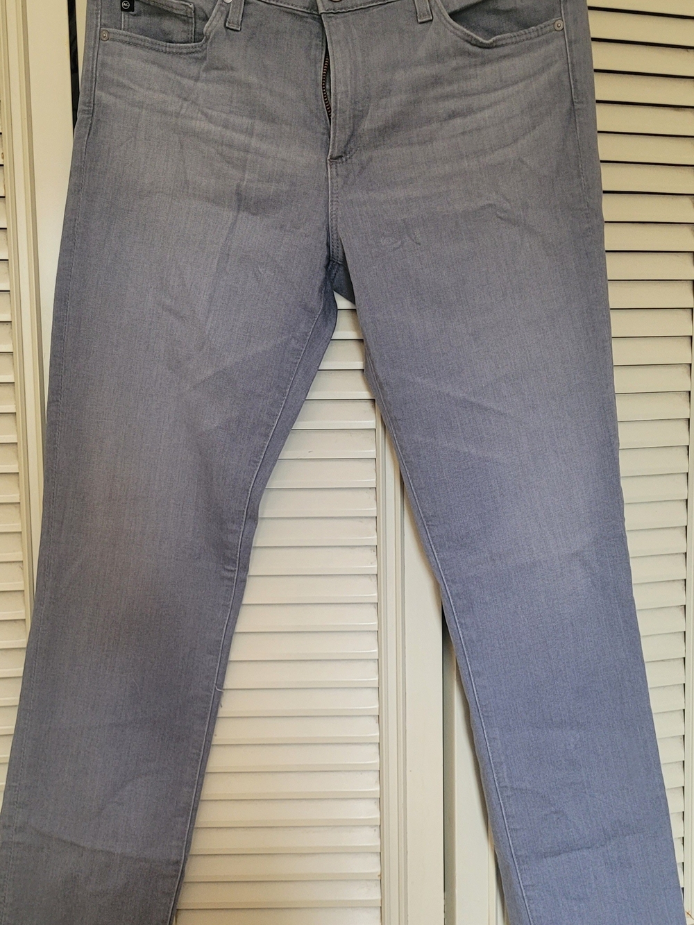 AG Adriano Goldschmied Women's Skinny Jeans in Light Gray